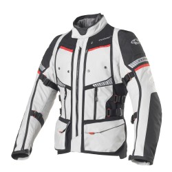 Chaqueta moto mujer CLOVER GTS-4 WP AIRBAG Lady Negro-Gris