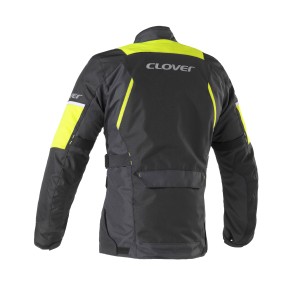 Chaqueta moto CLOVER Scout 3 WP Negro-Amarillo - Ropamotorista.com - Distribuidor Oficial Clover en España y Portugal