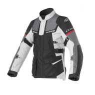 Chaqueta moto CLOVER Scout 3 WP Negro-Gris