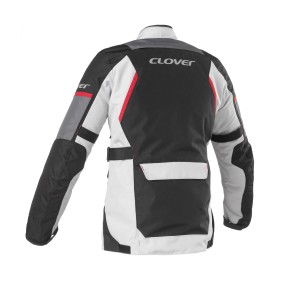 Chaqueta moto CLOVER Scout 3 WP Negro-Gris - Ropamotorista.com - Distribuidor Oficial Clover en España y Portugal