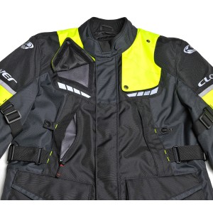 Chaqueta moto CLOVER Scout 3 WP Negro-Amarillo - Ropamotorista.com - Distribuidor Oficial Clover en España y Portugal