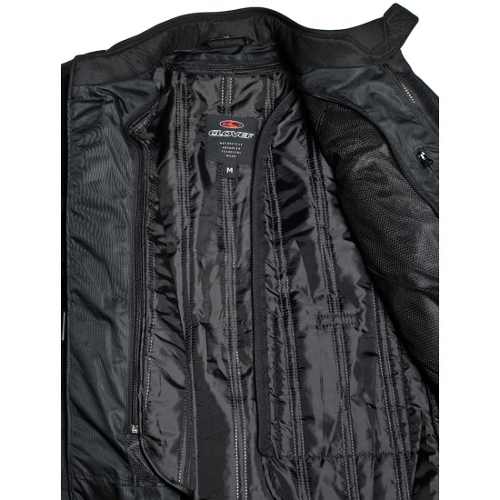 Chaqueta moto CLOVER Scout 3 WP Negro - Ropamotorista.com - Distribuidor Oficial Clover en España y Portugal