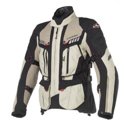 Chaqueta moto CLOVER Crossover 3 Negro-Sand