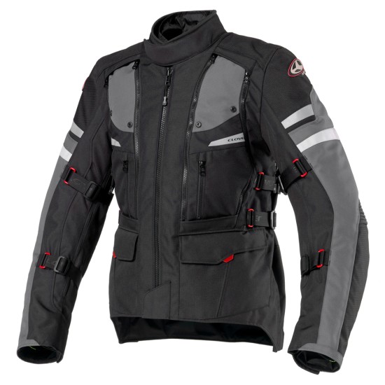 Chaqueta moto invierno/verano CLOVER Dakar WP Airbag Negro - Ropamotorista.com Chaqueta moto invierno/verano CLOVER Dakar WP Airbag Negro