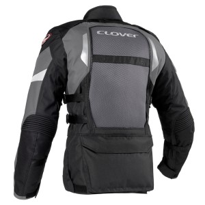 Chaqueta moto invierno/verano CLOVER Dakar WP Airbag Negro - Ropamotorista.com Chaqueta moto invierno/verano CLOVER Dakar WP Airbag Negro