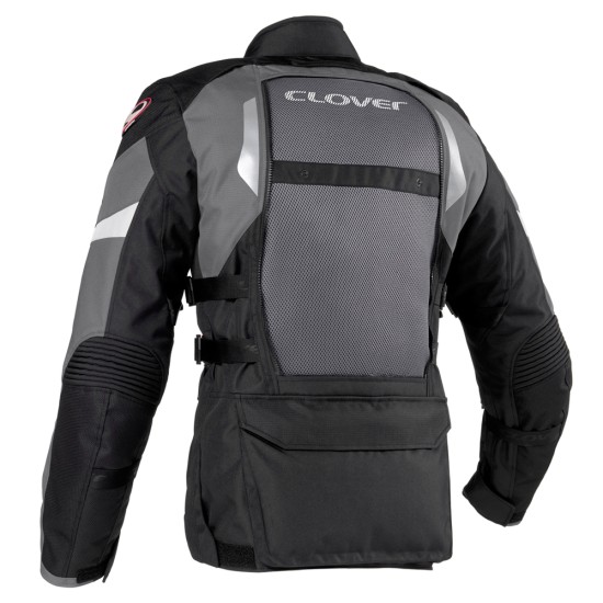 Chaqueta moto invierno/verano CLOVER Dakar WP Airbag Negro - Ropamotorista.com Chaqueta moto invierno/verano CLOVER Dakar WP Airbag Negro