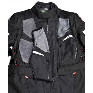 Chaqueta moto invierno/verano CLOVER Dakar WP Airbag Negro - Ropamotorista.com Chaqueta moto invierno/verano CLOVER Dakar WP Airbag Negro