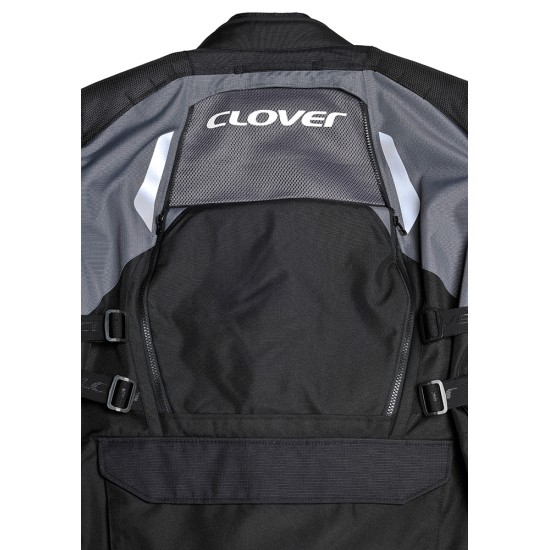 Chaqueta moto invierno/verano CLOVER Dakar WP Airbag Negro - Ropamotorista.com Chaqueta moto invierno/verano CLOVER Dakar WP Airbag Negro