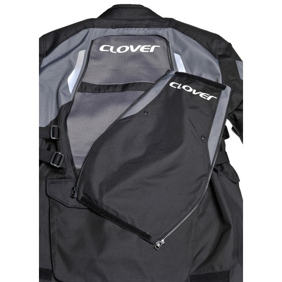 Chaqueta moto invierno/verano CLOVER Dakar WP Airbag Negro - Ropamotorista.com Chaqueta moto invierno/verano CLOVER Dakar WP Airbag Negro