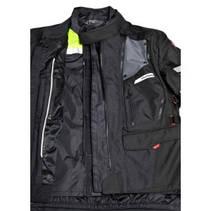 Chaqueta moto invierno/verano CLOVER Dakar WP Airbag Negro - Ropamotorista.com Chaqueta moto invierno/verano CLOVER Dakar WP Airbag Negro