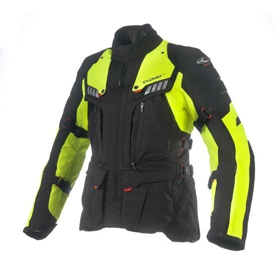 Chaqueta moto CLOVER Crossover 3 Negro-Fluo - Ropamotorista.com Chaqueta moto CLOVER Crossover 3 Negro-Fluo - Ropamotorista.com - Distribuidor Oficial Clover en España y Portugal