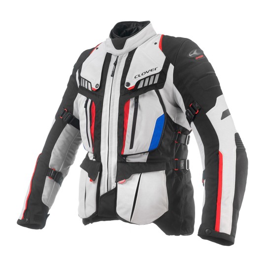 Chaqueta moto CLOVER Crossover 3 Negro-Gris - Ropamotorista.com Chaqueta moto CLOVER Crossover 3 Negro-Gris - Ropamotorista.com - Distribuidor Oficial Clover en España y Portugal