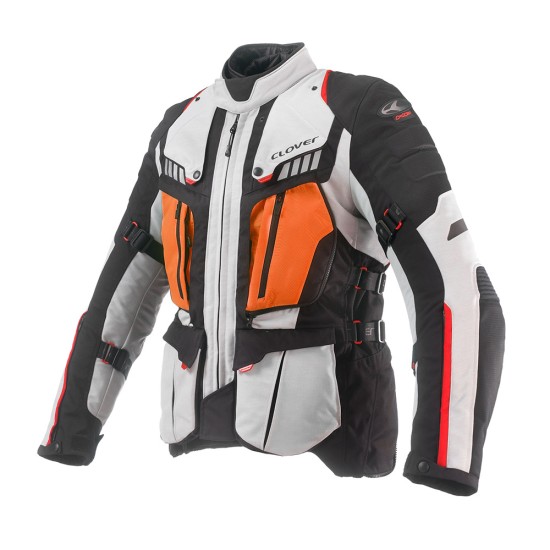 Chaqueta moto CLOVER Crossover 3 Negro-Gris - Ropamotorista.com - Distribuidor Oficial Clover en España y Portugal