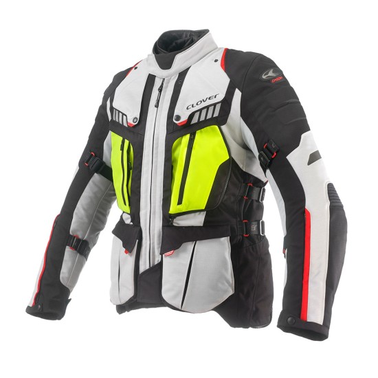 Chaqueta moto CLOVER Crossover 3 Negro-Gris - Ropamotorista.com Chaqueta moto CLOVER Crossover 3 Negro-Gris - Ropamotorista.com - Distribuidor Oficial Clover en España y Portugal