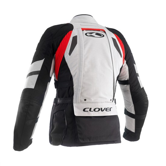 Chaqueta moto CLOVER Crossover 3 Negro-Gris - Ropamotorista.com - Distribuidor Oficial Clover en España y Portugal