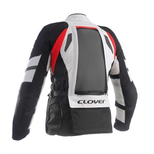 Chaqueta moto CLOVER Crossover 3 Negro-Gris - Ropamotorista.com - Distribuidor Oficial Clover en España y Portugal