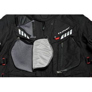 Chaqueta moto CLOVER Crossover 3 Negro - Ropamotorista.com Chaqueta moto CLOVER Crossover 3 Negro - Ropamotorista.com - Distribuidor Oficial Clover en España y Portugal