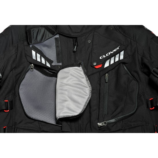 Chaqueta moto CLOVER Crossover 3 Negro - Ropamotorista.com Chaqueta moto CLOVER Crossover 3 Negro - Ropamotorista.com - Distribuidor Oficial Clover en España y Portugal