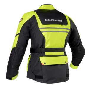 Chaqueta moto CLOVER Savana 2 Negro-Fluo - Ropamotorista.com Chaqueta moto CLOVER Savana 2 Negro-Fluo - Ropamotorista.com - Distribuidor Oficial Clover en España y Portugal