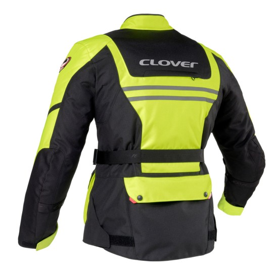 Chaqueta moto CLOVER Savana 2 Negro-Fluo - Ropamotorista.com Chaqueta moto CLOVER Savana 2 Negro-Fluo - Ropamotorista.com - Distribuidor Oficial Clover en España y Portugal