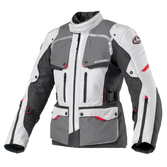 Chaqueta moto CLOVER Savana 2 Negro-Gris - Ropamotorista.com Chaqueta moto CLOVER Savana 2 Negro-Gris - Ropamotorista.com - Distribuidor Oficial Clover en España y Portugal