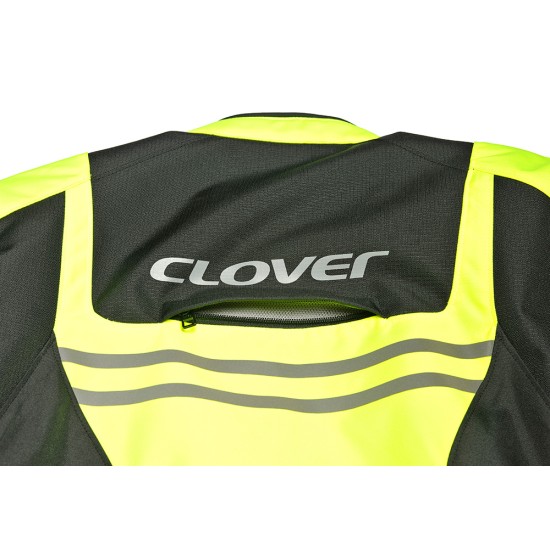 Chaqueta moto CLOVER Savana 2 Negro-Fluo - Ropamotorista.com Chaqueta moto CLOVER Savana 2 Negro-Fluo - Ropamotorista.com - Distribuidor Oficial Clover en España y Portugal