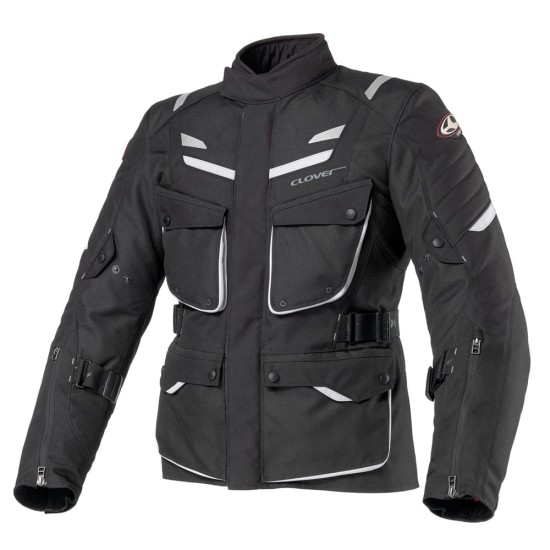 Chaqueta moto CLOVER Scout 2 Negro - Ropamotorista.com Chaqueta moto CLOVER Scout 2 Negro