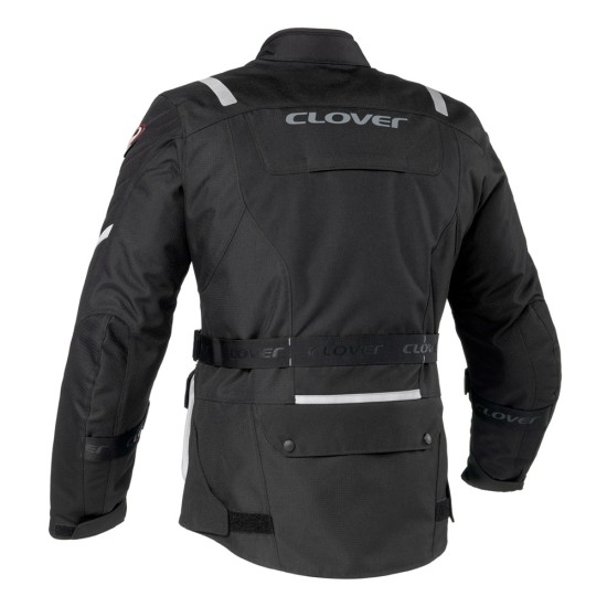 Chaqueta moto CLOVER Scout 2 Negro - Ropamotorista.com Chaqueta moto CLOVER Scout 2 Negro