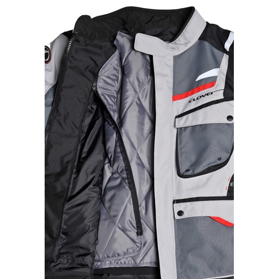 Chaqueta moto CLOVER Scout 2 Negro-Gris - Ropamotorista.com Chaqueta moto CLOVER Scout 2 Negro-Gris - Ropamotorista.com - Distribuidor Oficial Clover en España y Portugal