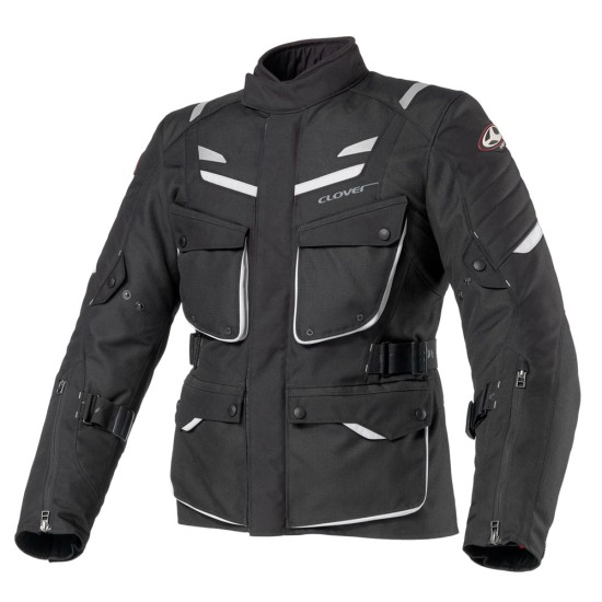 Chaqueta moto mujer CLOVER Scout 2 Negro - Ropamotorista.com Chaqueta moto mujer CLOVER Scout 2 Negro