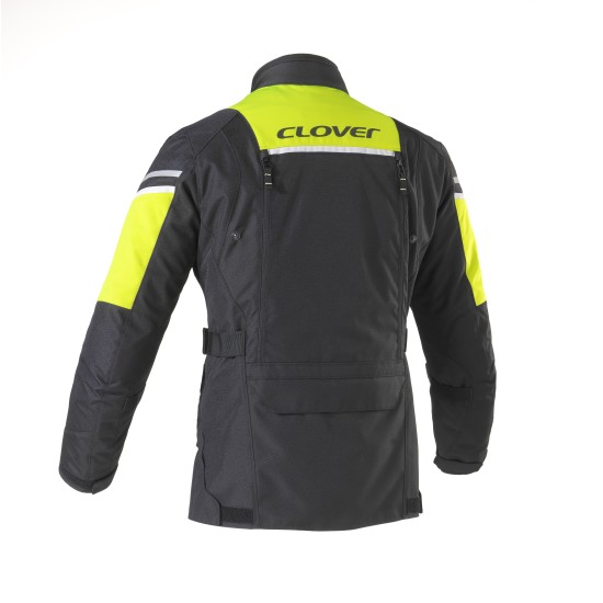Chaqueta moto CLOVER Outland WP Negro-Amarillo - Ropamotorista.com Chaqueta moto CLOVER Outland WP Negro-Amarillo - Ropamotorista.com - Distribuidor Oficial Clover en España y Portugal