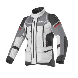 Chaqueta moto CLOVER Outland WP Negro-Gris - Ropamotorista.com - Distribuidor Oficial Clover en España y Portugal