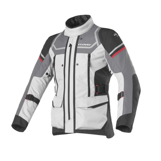 Chaqueta moto CLOVER Outland WP Negro-Gris - Ropamotorista.com Chaqueta moto CLOVER Outland WP Negro-Gris - Ropamotorista.com - Distribuidor Oficial Clover en España y Portugal