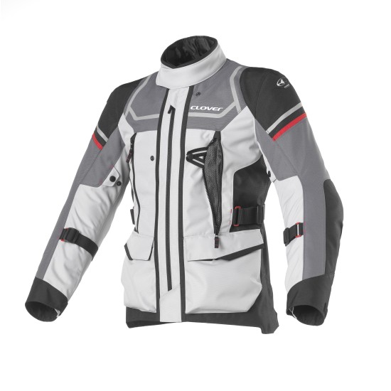 Chaqueta moto CLOVER Outland WP Negro-Gris - Ropamotorista.com Chaqueta moto CLOVER Outland WP Negro-Gris - Ropamotorista.com - Distribuidor Oficial Clover en España y Portugal