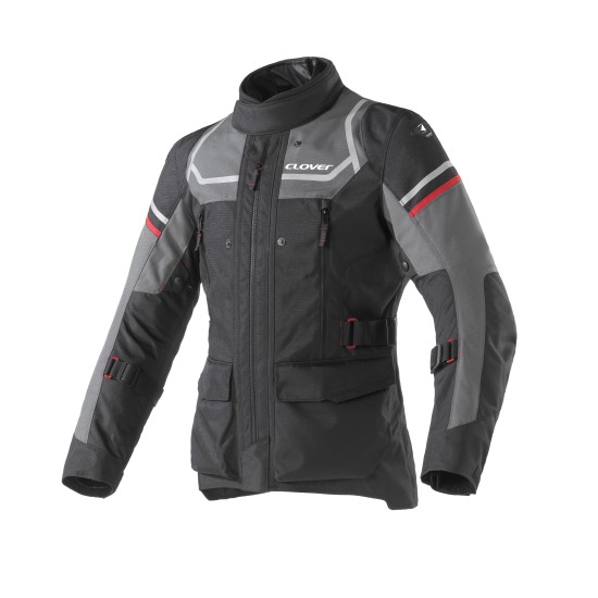 Chaqueta moto CLOVER Outland WP Negro - Ropamotorista.com - Distribuidor Oficial Clover en España y Portugal