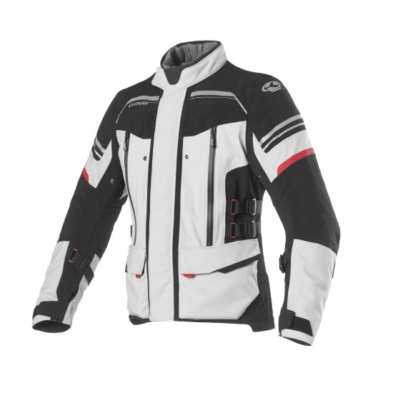 Chaqueta moto CLOVER LAMINATOR WP Negro-Gris - Ropamotorista.com Chaqueta moto CLOVER LAMINATOR WP Negro-Gris - Ropamotorista.com - Distribuidor Oficial Clover en España y Portugal