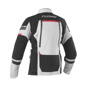 Chaqueta moto CLOVER LAMINATOR WP Negro-Gris - Ropamotorista.com - Distribuidor Oficial Clover en España y Portugal