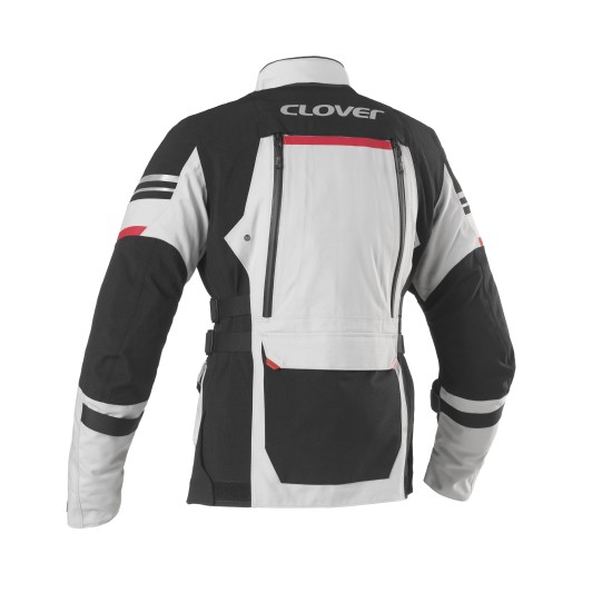 Chaqueta moto CLOVER LAMINATOR WP Negro-Gris - Ropamotorista.com Chaqueta moto CLOVER LAMINATOR WP Negro-Gris - Ropamotorista.com - Distribuidor Oficial Clover en España y Portugal