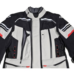 Chaqueta moto CLOVER LAMINATOR WP Negro-Gris - Ropamotorista.com Chaqueta moto CLOVER LAMINATOR WP Negro-Gris - Ropamotorista.com - Distribuidor Oficial Clover en España y Portugal