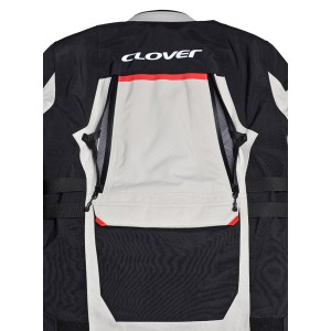 Chaqueta moto CLOVER LAMINATOR WP Negro-Gris - Ropamotorista.com - Distribuidor Oficial Clover en España y Portugal