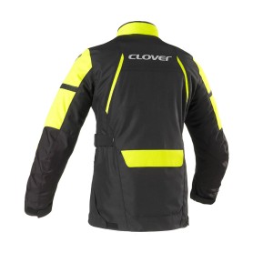 Chaqueta moto CLOVER Storm 3 Negro-Fluo - Ropamotorista.com - Distribuidor Oficial Clover en España y Portugal