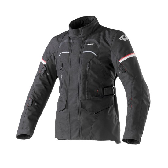 Chaqueta moto mujer CLOVER Ventouring 3 Lady Negro-Gris en venta 