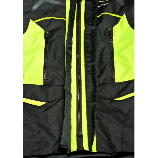 Chaqueta moto CLOVER Storm 3 Negro-Fluo - Ropamotorista.com - Distribuidor Oficial Clover en España y Portugal