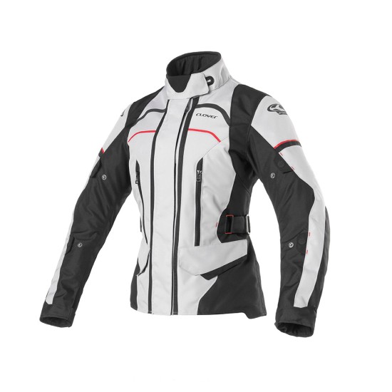 Chaqueta moto mujer CLOVER Storm 3 Negro-Gris - Ropamotorista.com Chaqueta moto mujer CLOVER Storm 3 Negro-Gris - Ropamotorista.com - Distribuidor Oficial Clover en España y Portugal