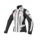 Chaqueta moto mujer CLOVER Storm 3 Negro-Gris