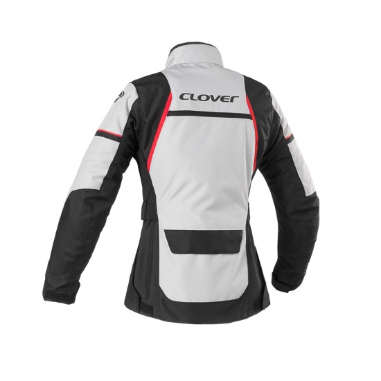 Chaqueta moto mujer CLOVER Storm 3 Negro-Gris - Ropamotorista.com Chaqueta moto mujer CLOVER Storm 3 Negro-Gris - Ropamotorista.com - Distribuidor Oficial Clover en España y Portugal