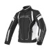 Chaqueta moto CLOVER Rainblade WP Negro-Blanco