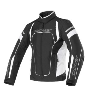 Chaqueta moto mujer CLOVER Rainblade WP Lady Negro-Blanco - Ropamotorista.com Chaqueta moto mujer CLOVER Rainblade WP Lady Negro-Blanco - Ropamotorista.com - Distribuidor Oficial Clover en España y Portugal