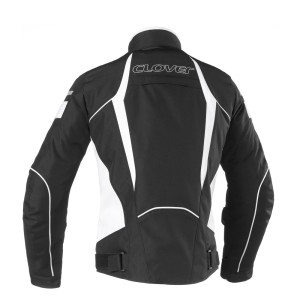 Chaqueta moto mujer CLOVER Rainblade WP Lady Negro-Blanco - Ropamotorista.com Chaqueta moto mujer CLOVER Rainblade WP Lady Negro-Blanco - Ropamotorista.com - Distribuidor Oficial Clover en España y Portugal