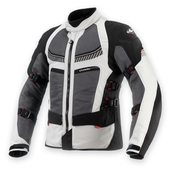 Chaqueta moto CLOVER VENTOURING-2 WP AIRBAG Negro-Gris - Ropamotorista.com Chaqueta moto CLOVER VENTOURING-2 WP AIRBAG Negro-Gris - Ropamotorista.com - Distribuidor Oficial Clover en España y Portugal